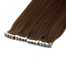 Wholesale 100% Virgin Tape Hair Extension Invisible Double Drawn Remy Tape in Human Hair Extension